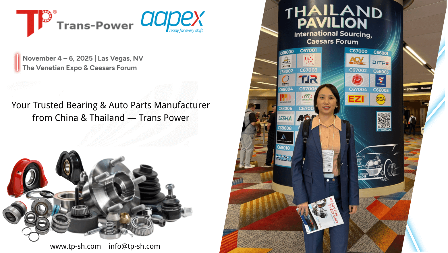 Aapex bearing spare parts trans power