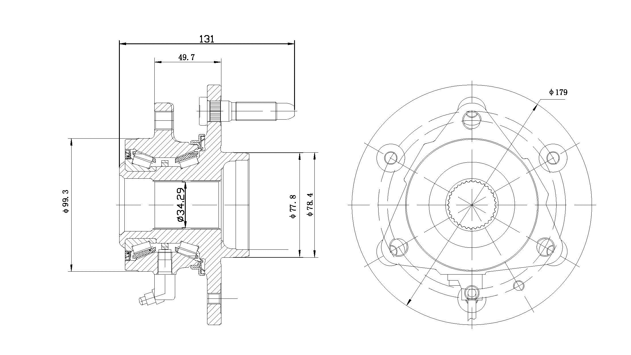 F4PZ8678B A Idler Pulley Design drawings Trans Power1